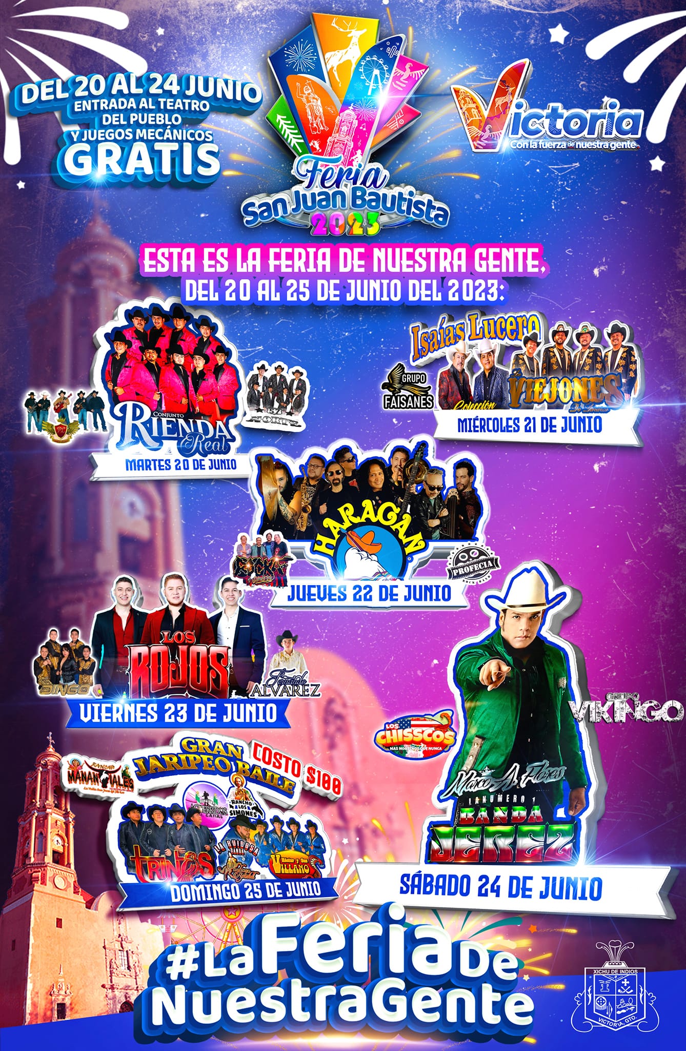 En este momento estás viendo Cartel Oficial de la Feria San Juan Bautista 2023, La Feria de Nuestra Gente.